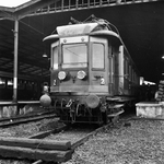 839973 Afbeelding van een electrisch treinstel van de Z.H.E.S.M. op de tetnoonstelling ter gelegenheid van het 50-jarig ...